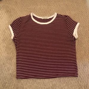 Striped Cropped T-shirt